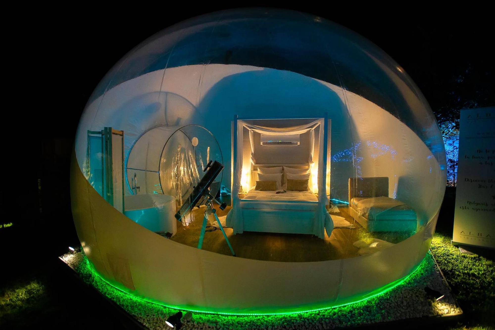 Tenda de luxe Burbujas Astronomicas Albarari Sanxenxo