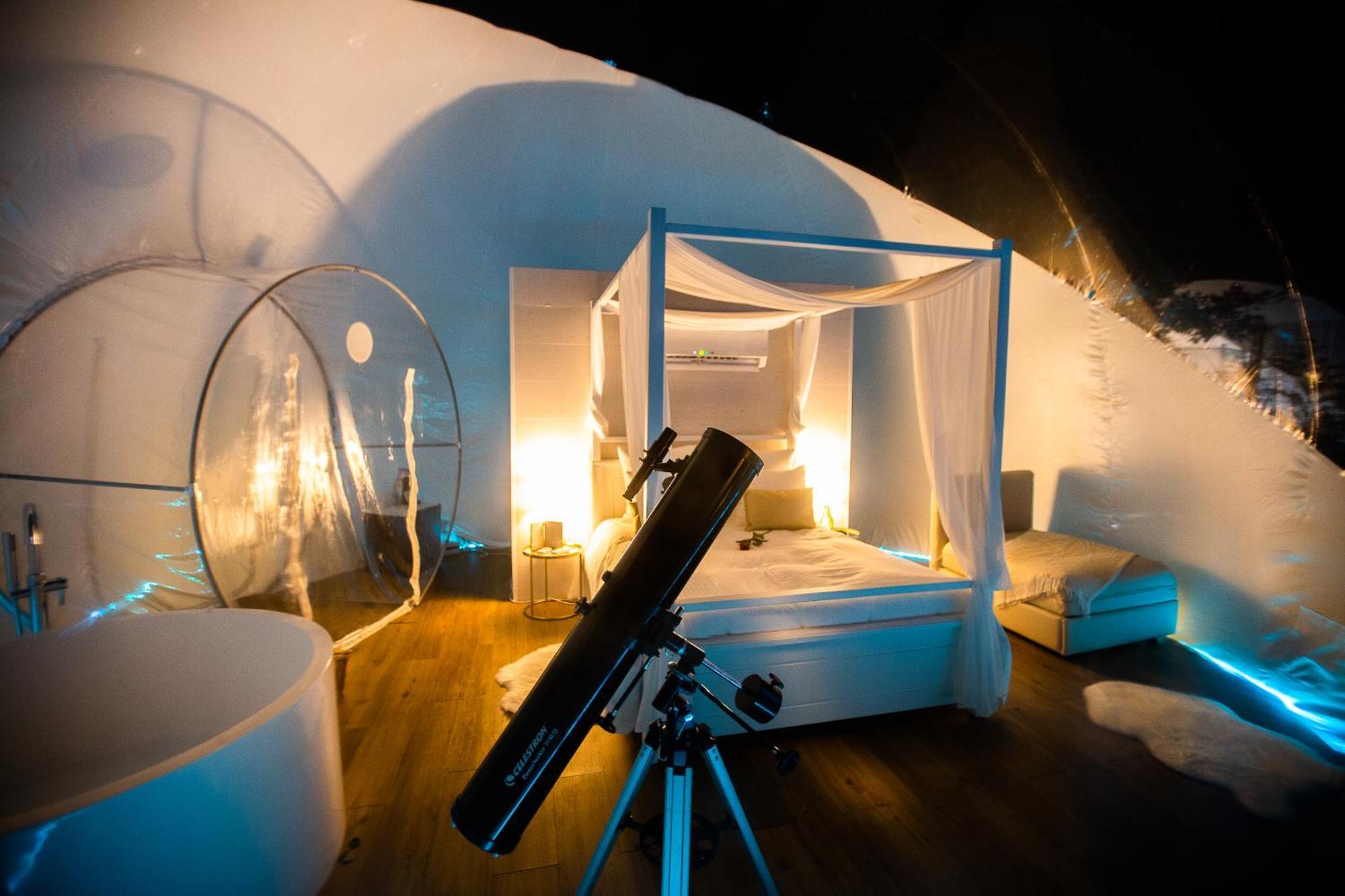 Tenda de luxe Burbujas Astronomicas Albarari Sanxenxo